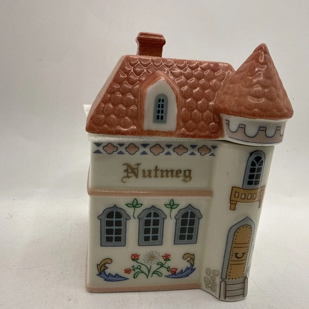 Lenox CANTERBURY CROSSING Spice Village‎ Jar NUTMEG Never Used